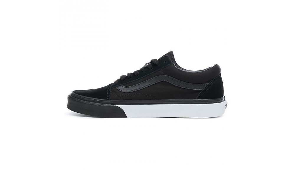 Vans old skool black hot sale harga